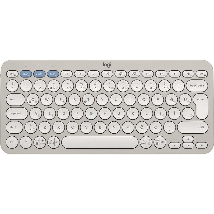 Tastiera per tablet logitech k380s pebble bianco - 920011820