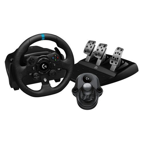 Volante e pedaliera simulatore guida logitech 991 000532 g series g923