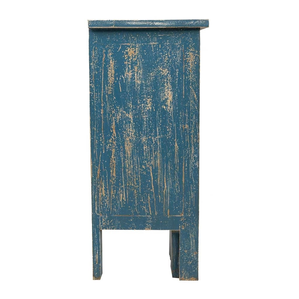Mobile da ingresso in legno fatto a mano 160x40x90