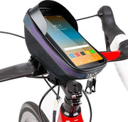 Tas per bicicletta acqua resistente - Orecchini per motocicletta - Orecchini esterni per smartphone - TPU trasparente per schermo touchscreen - Smartphone da 47-7 pollici