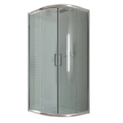Box Doccia Semicircolare 80x80 H185 Trasparente 6mm mod. Alabama