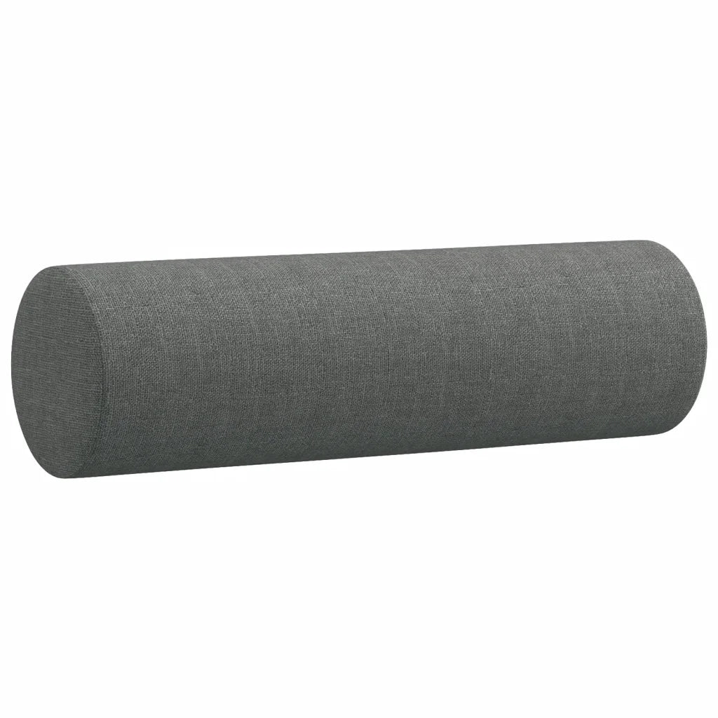 Divano a 3 Posti con Cuscini-Sofa 3 Posti con Cuscini Grigio Scuro 180 cm in Tessuto 264988