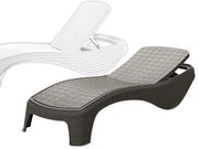 LETTINO LETTO SDRAIO PRENDISOLE ATLANTIC IN RESINA SCHINALE RECLINABILE 197x74