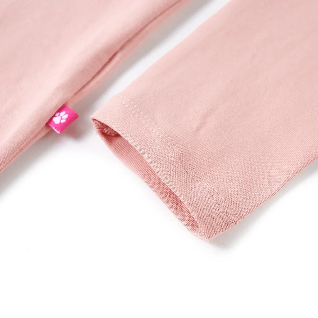 Maglietta Bambini a Maniche Lunghe Rosa Chiaro 116 14271