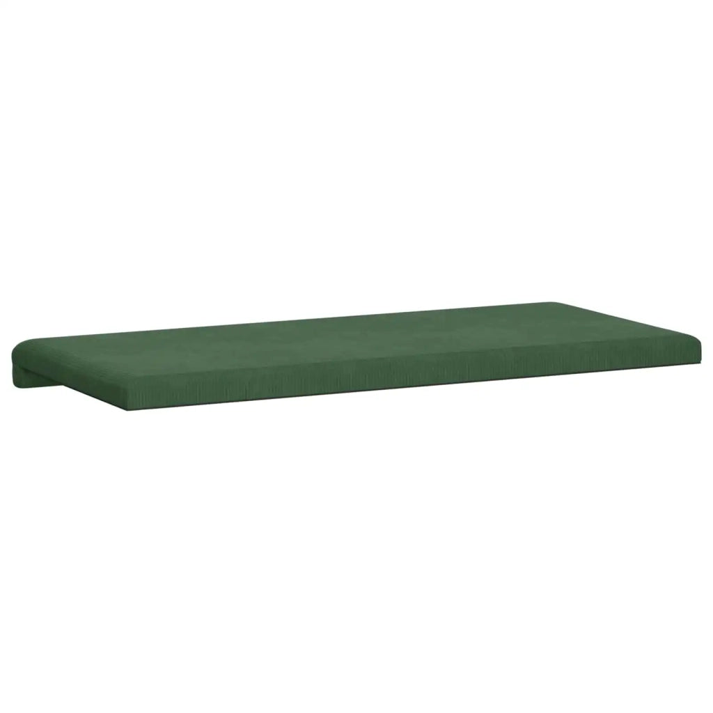 Cuscino per panchina corduroy Verde Scuro Profondità 35 cm 42043294