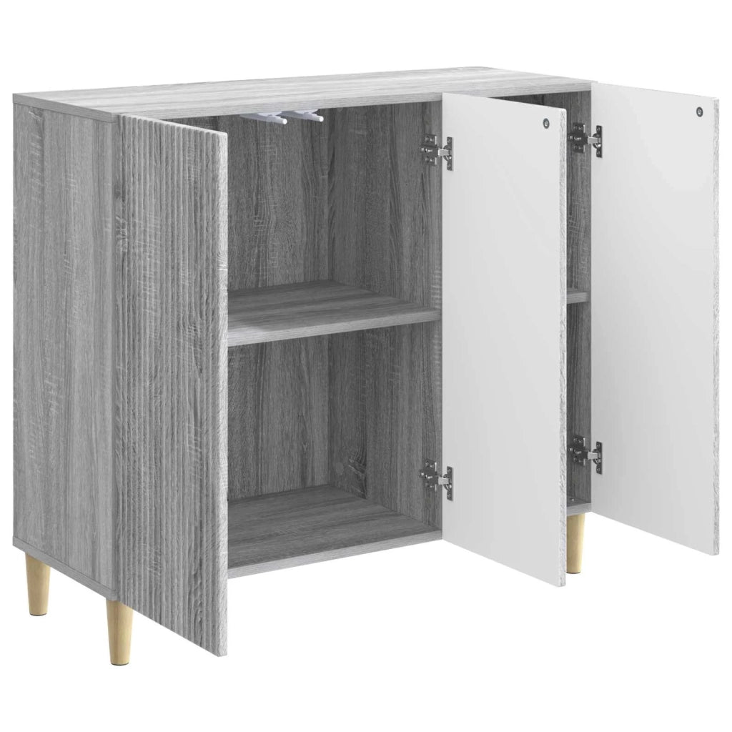 Credenza Grigio Sonoma 89 x 34,5 x 80 cm Legno ingegnerizzato 894651