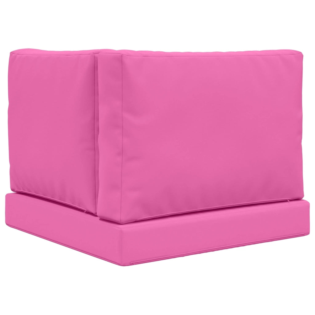 Cuscino per divano da esterno 3 pcs Rosa Poliestere