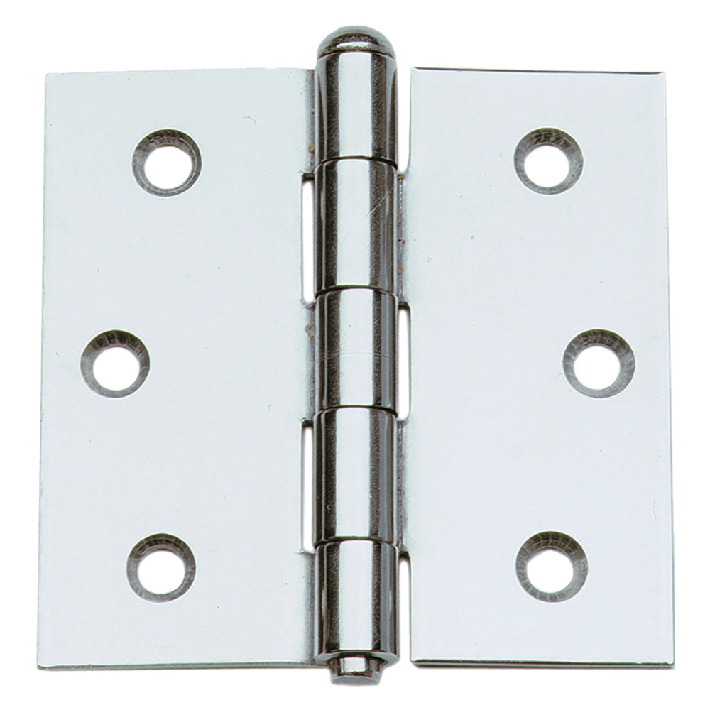 CERNIERA IN ACCIAIO INOX ART.124IN mm. 76 x 76 - pz. 2  - Blister Koncreto