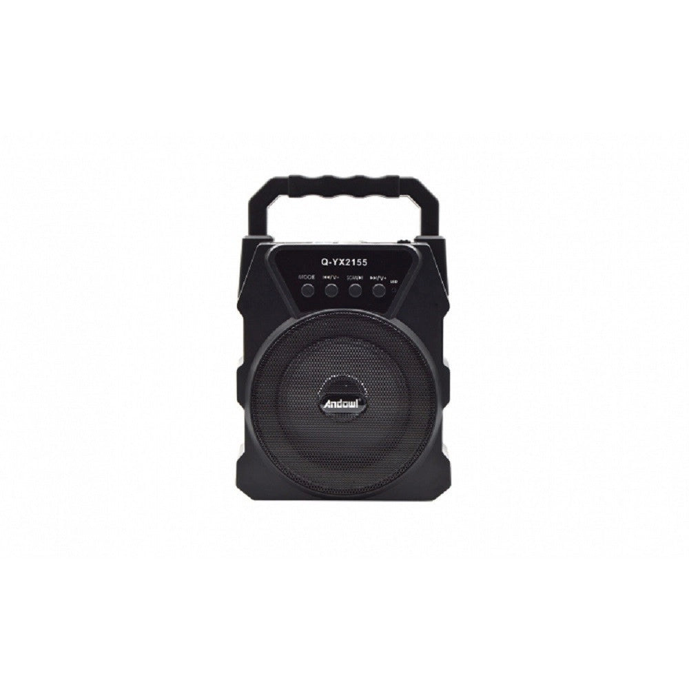 Trade Shop - Altoparlante Portatile Q-yx2155 15w Pmpo Bluetooth 5.0 Con Luci A Led Senza Fili -