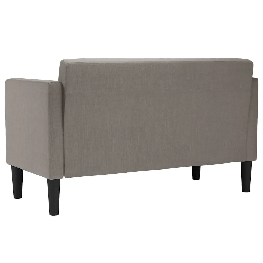 Divano Divanetto Tortora 111 cm in Tessuto 4100564