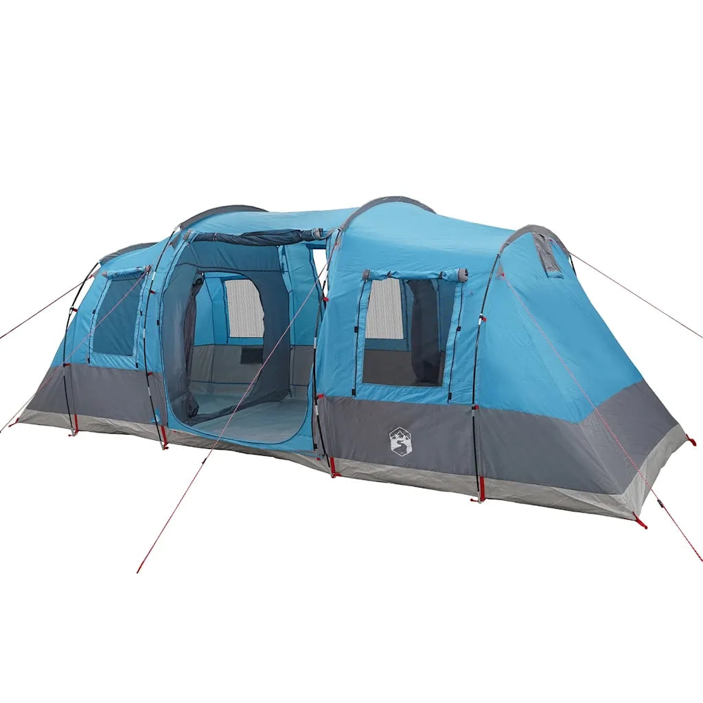 Tenda Familiare a Tunnel per 6 Persone Blu Impermeabile 4009417