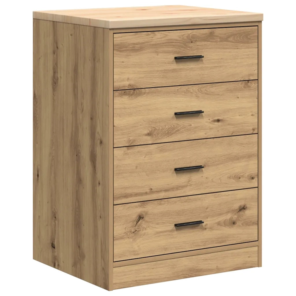 Armadi da Garage 6 pz Rovere Artigianale in Legno Multistrato 3328349