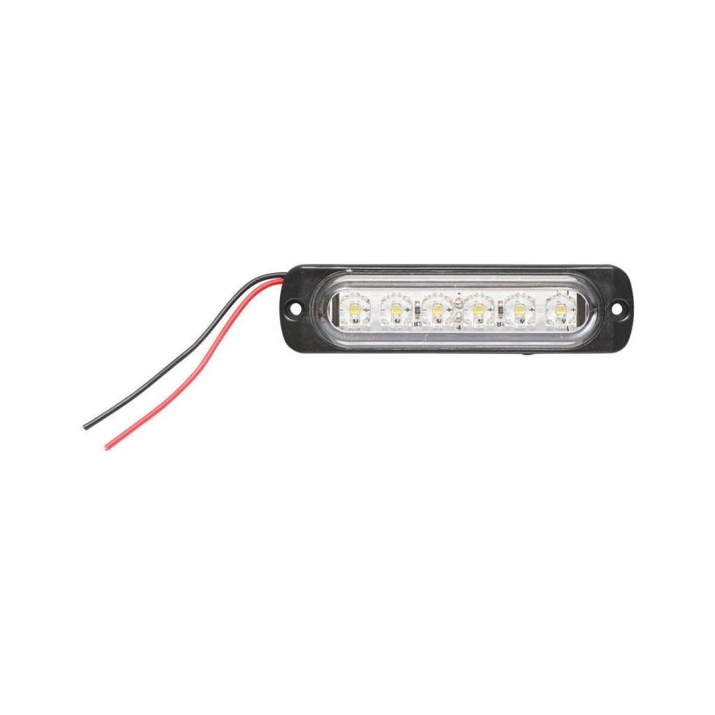 Lampada laterale con LED bianca, 12V/24V, FR0272W, Breckner Germany