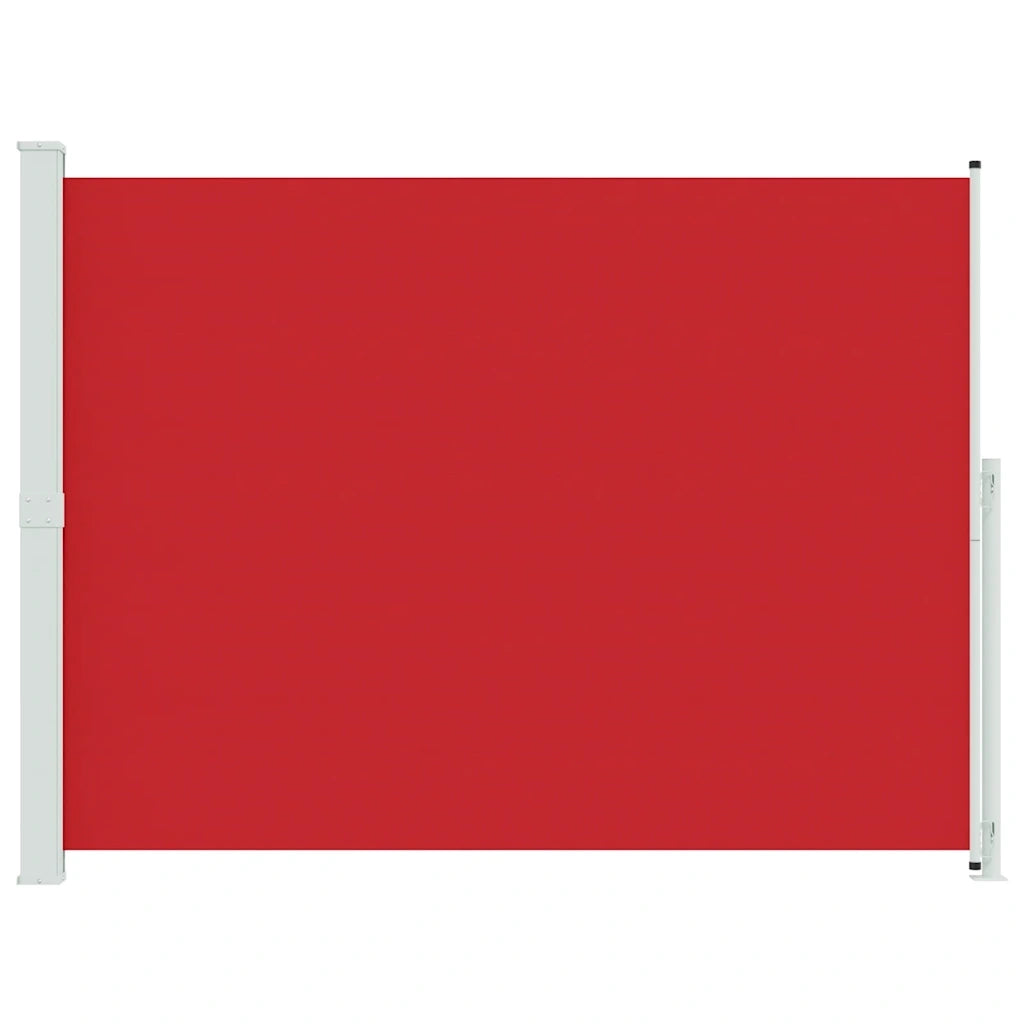 Tenda Laterale Retrattile per Patio 220x300 cm Rossa 313428