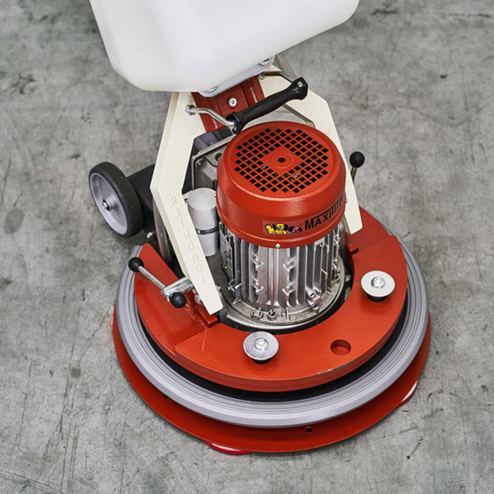 Disco acciaio liscia massetti cementizi diametro 600mm monospazzola maxititina