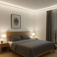 50M Striscia Led COB 8W/M 220V-240V Luce Naturale 4200K 600lm IP65 CRI=80 Angolo 180°