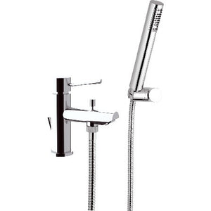 Miscelatore lavabo/vasca con deviatore e kit doccia serie minimal