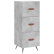 Buffet credenza cassettiera mobiletto mobile contenitore organizer per cucina soggiorno salotto 34,5 x 34 x 90 cm legno ingegnerizzato grigio 02_0031875