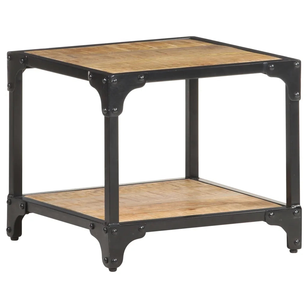 Tavolino da CaffÃ¨ 40x40x36 cm in Legno Massello di Mango Grezzo cod mxl 57209