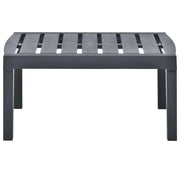 Tavolo da Giardino Antracite 78x55x38 cm in Plastica 48815
