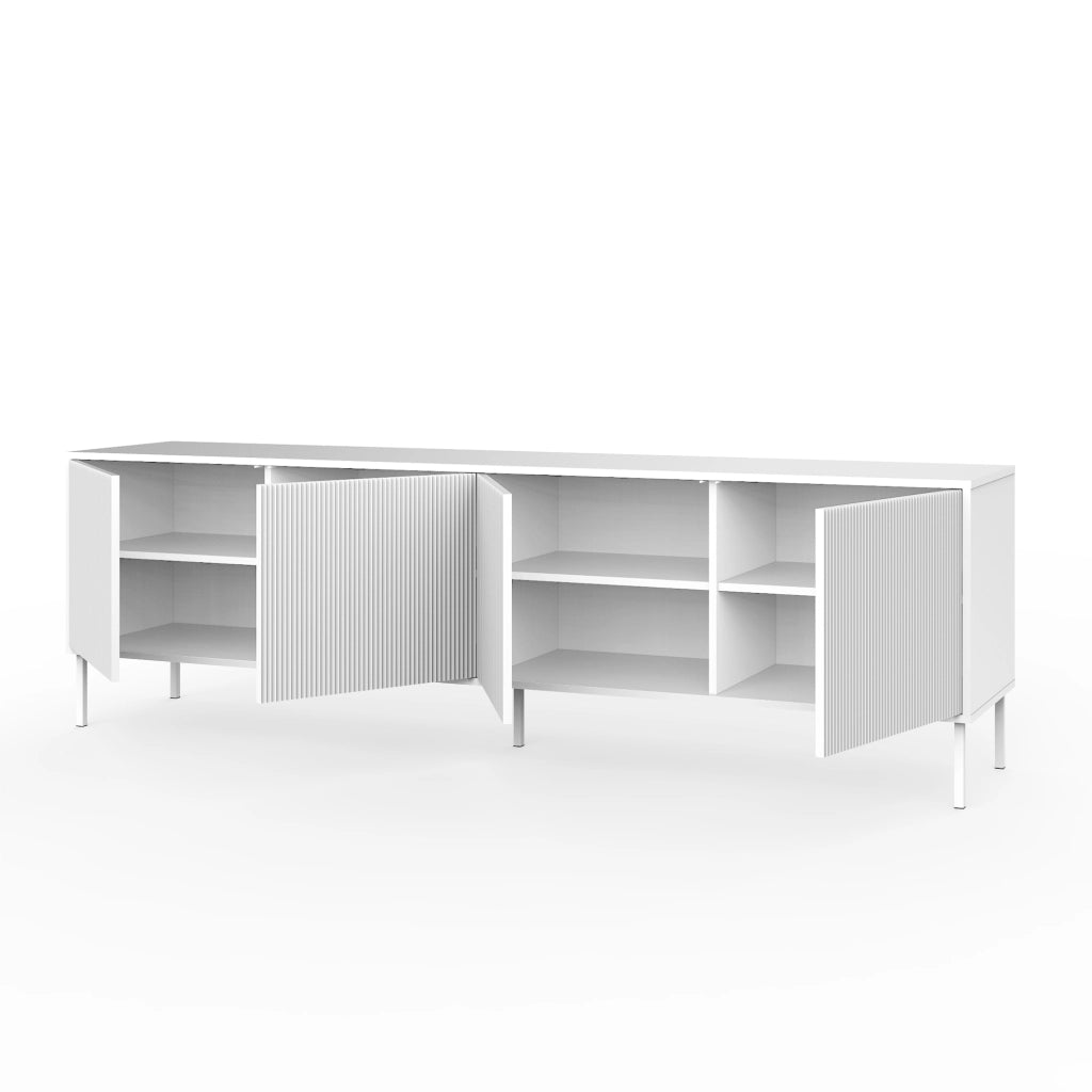 Buffet 4 ante BUDAPEST-S bianco