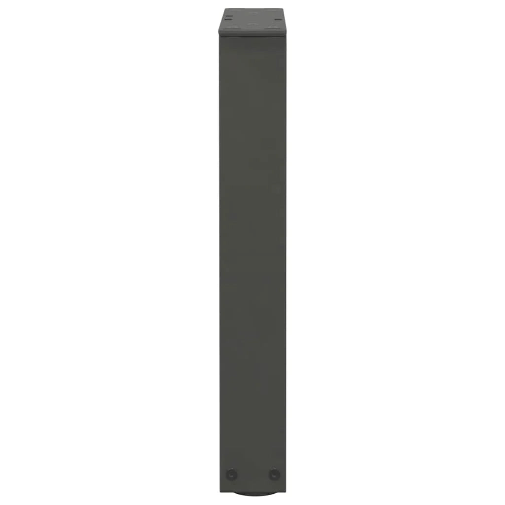 Set di 2 gambe per tavolino da caffè a forma di V 38 x 42-43,3 cm stabilità ottimale design moderno in acciaio antracite 02_0056914