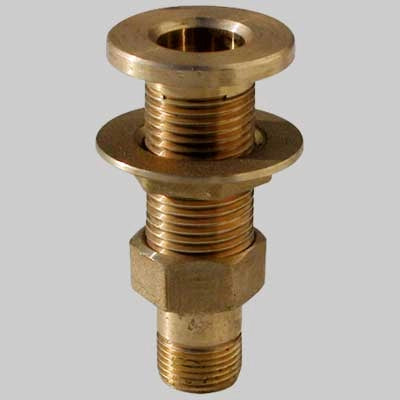 RACCORDO CON CODOLO PER CASSONE IN OTTONE  1     MADE IN ITALY