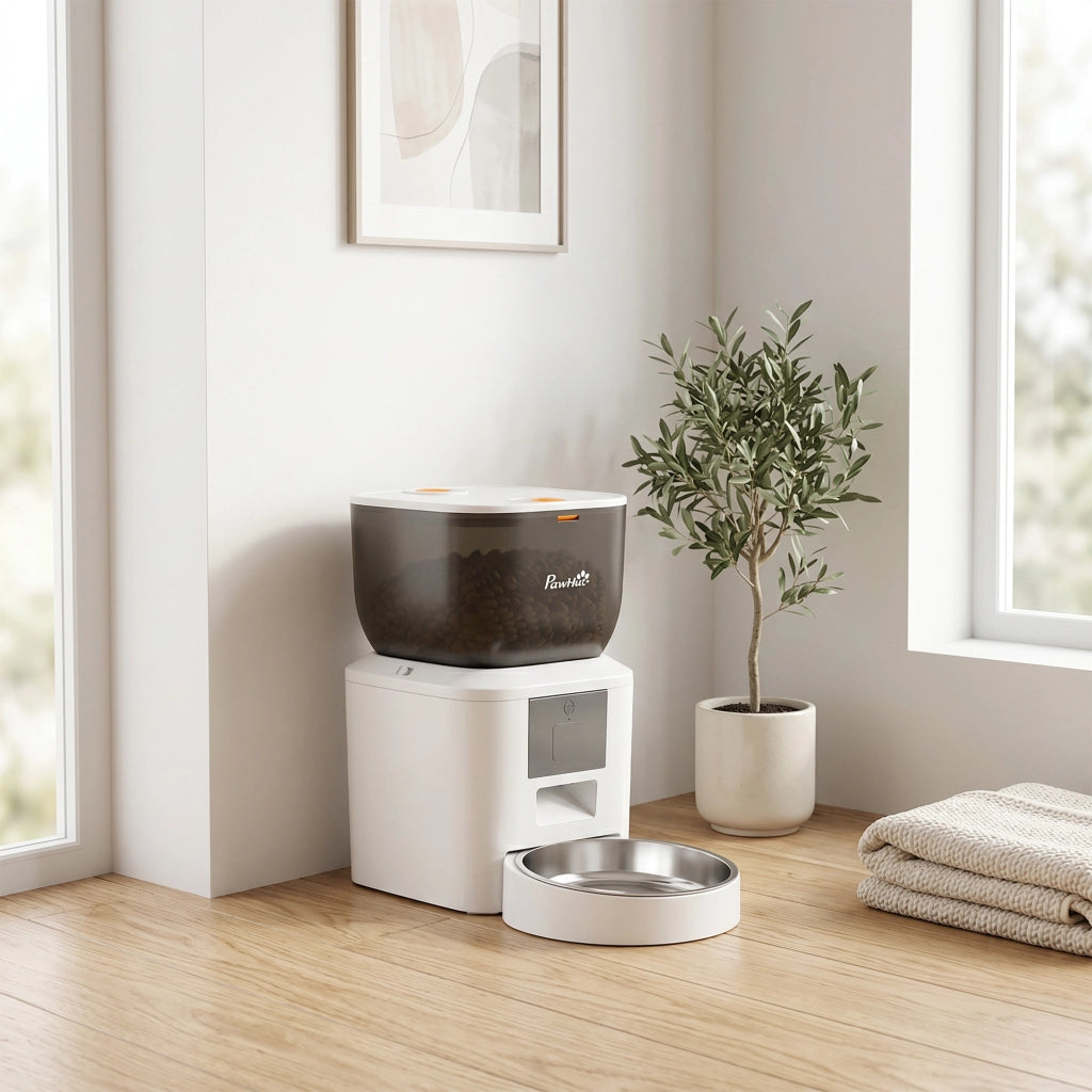 Distributore automatico di cibo per gatti ¨C Xylo ¨C 4L WiFi 2.4G con app e richiamo vocale