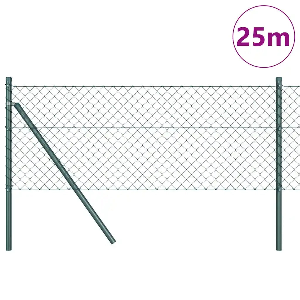 Palo della recinzione Verde 25 x 0,6 m (maglie 40 x 40 mm)
