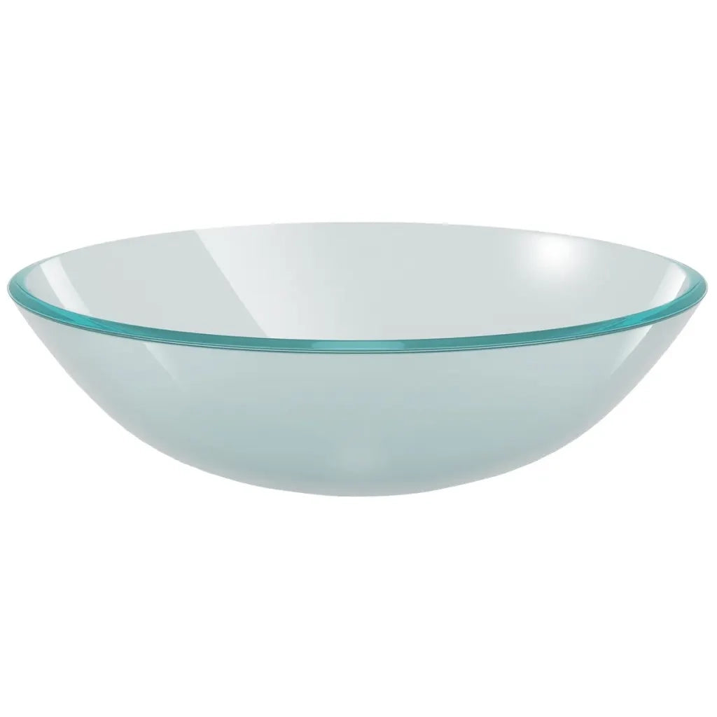 Lavandino-Lavello in Vetro Temperato 42cm Smerigliato