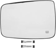 Specchiera laterale in vetro termoisolante - sostituzione per Dodge Ram 1500/2500 - Plug-and-play - inclusa base - compatibile con anni 2010-2019 - specchiera laterale