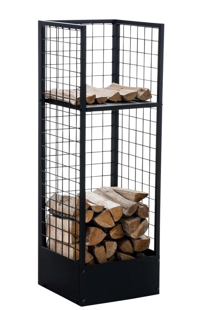 Portalegna da caminetto Forrest nero