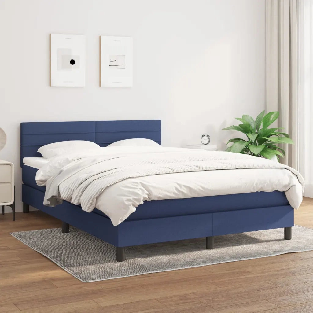 Giroletto a Molle con Materasso Blu 140x190 cm in Tessutocod mxl 99500
