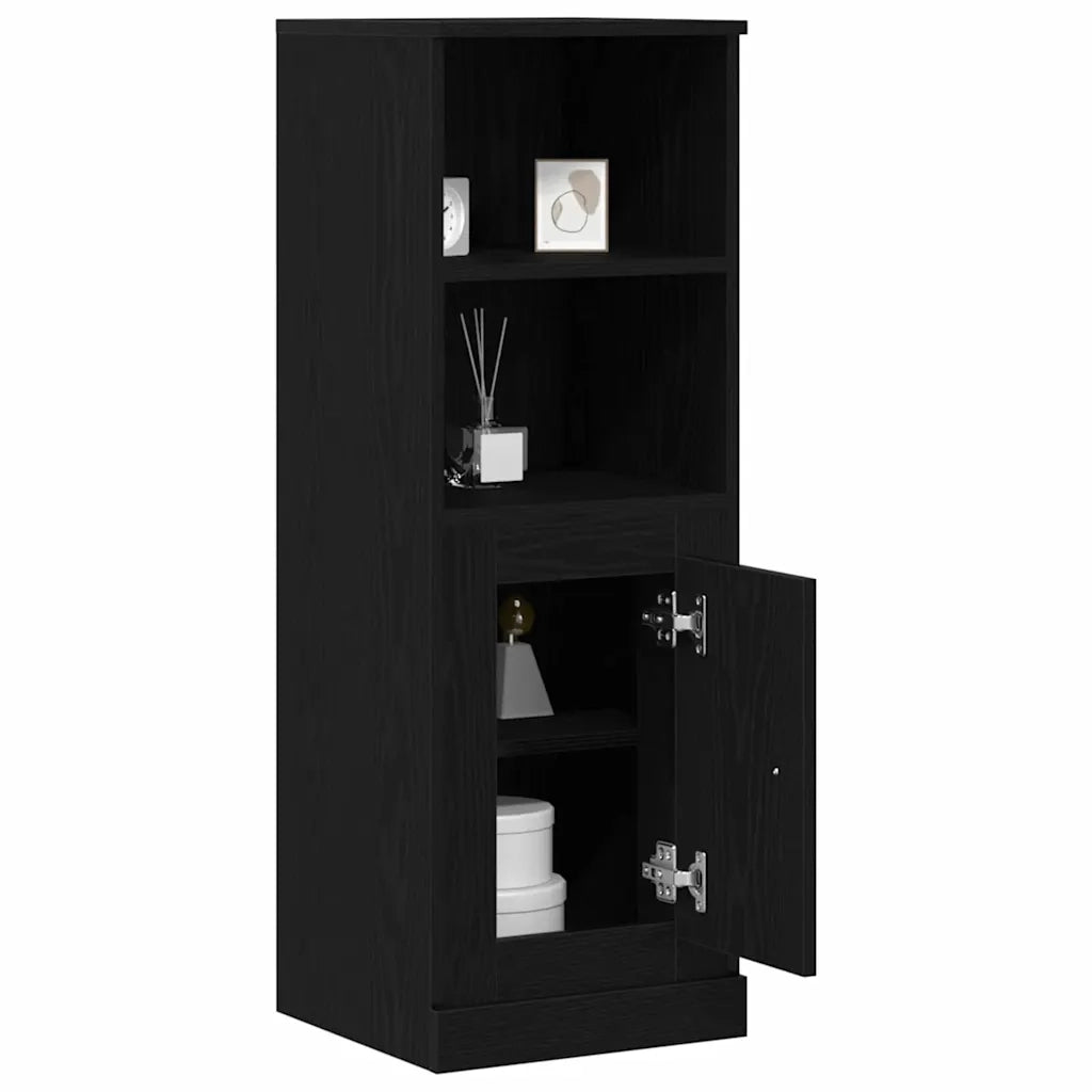Credenza | Highboard Rovere Nero 36 x 35.5 x 103.5 cm Legno multistrato