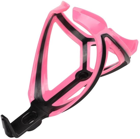 Bidone portatile resistente all'acido - Contenitore di acqua integrato - Viti per bicicletta - Bicicletta da MTB/Rally - Rosa - Alta resistenza - Portabicicletta con supporto