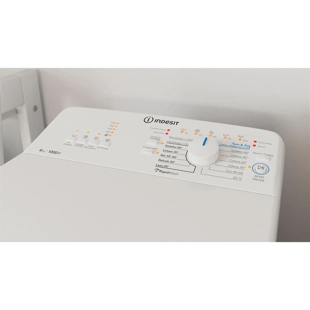 Indesit Turn&GO Lavatrice a libera installazione BTW L60400 IT - BTW L60400 IT