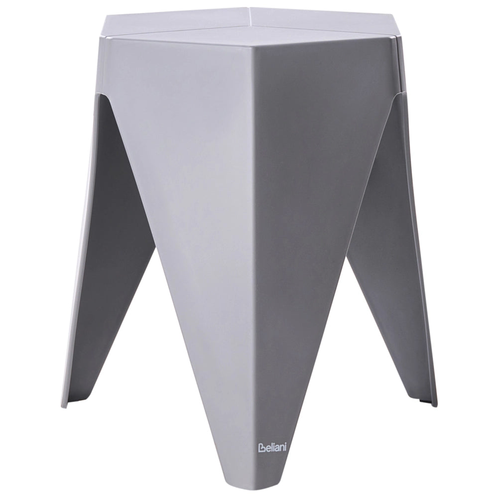 Set di 4 sgabelli da giardino per esterni Materiale sintetico Impilabile Tonalità pastello Multicolore