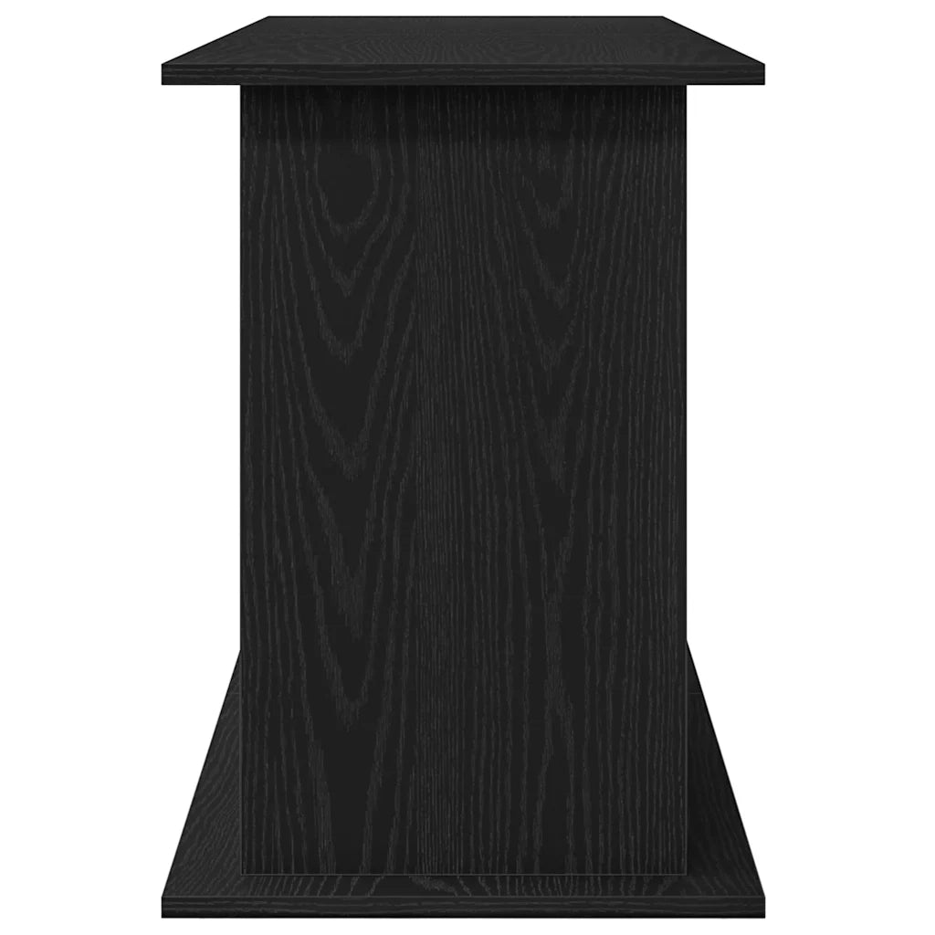 vidaXL Supporto Acquario 121x41x58 cm Legno Multistrato Rovere Nero