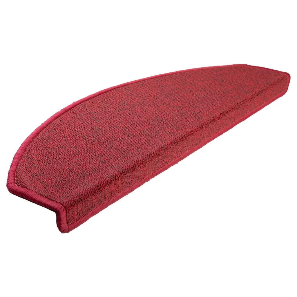 Tappetini per scale 10 pz | Gradini per Scale 65x24x4 cm Rossi Semicircolari Grandi
