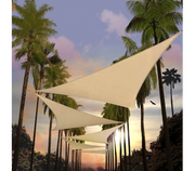 Tenda a vela, telo ombreggiante gazebo, piscina, giardino triangolare 6,2x6,2x6,2 mt