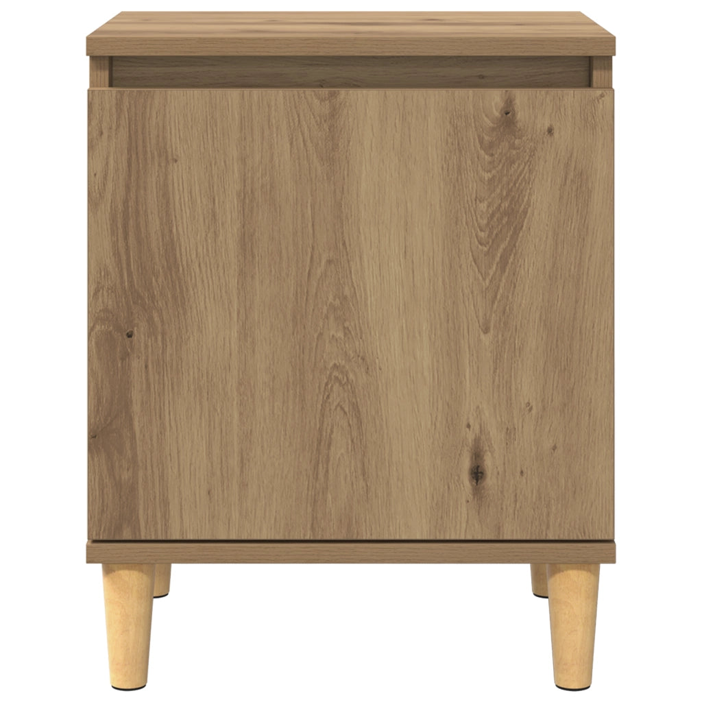 Comodino in rovere artigianale Rovere artigianale MDF