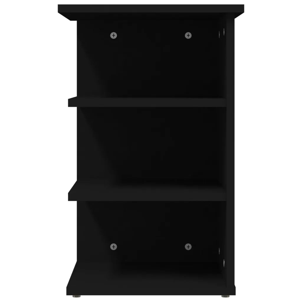 Credenza-Buffet-Armadio da cucina Nera 35x35x55 cm in Legno Multistrato