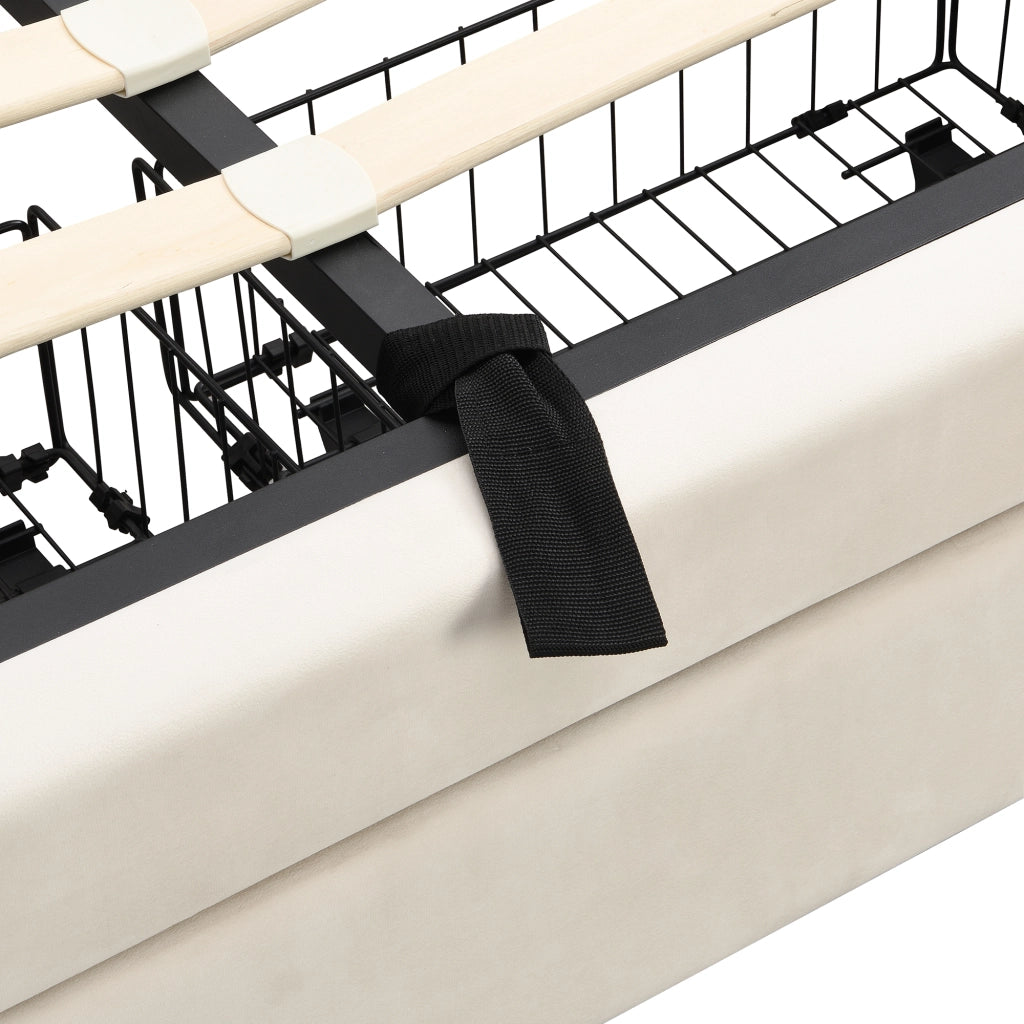 Letto con Cassetti 140×200 cm; Letto Matrimoniale con Contenitore Idraulico e 2 Cassetti; senza Materasso