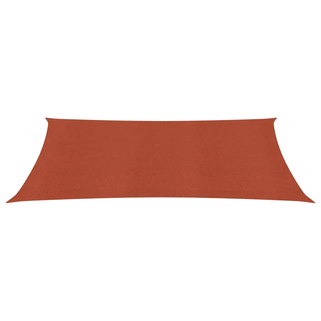 Vela ombreggiante 160 g/m² terracotta 4 x 7 m HDPE 02_0009355