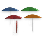 Trade Shop - Ombrellone Mare Spiaggia 180cm Palo Con Trivella In Tinta Unita Tnt 70gr. Con Sacca 253011 -