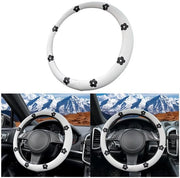Stuoia universale per auto, respirante, antiscivolo, stuoia universale per auto, stuoia 38 cm, stuoia in cotone e lino (bianca)
