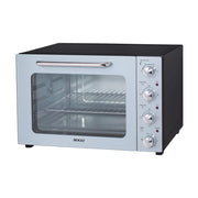Forno elettrico convezione 48L con girarrosto e grill, 6 funzioni cottura, termostato 90-230°C, timer 60min 1800W - SOGO