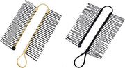 Accessori per capelli ribaltabili, Clip banana, stile vintage, adatto per capelli spessi, ondulati, ricci e naturalmente ricci, set da 2.