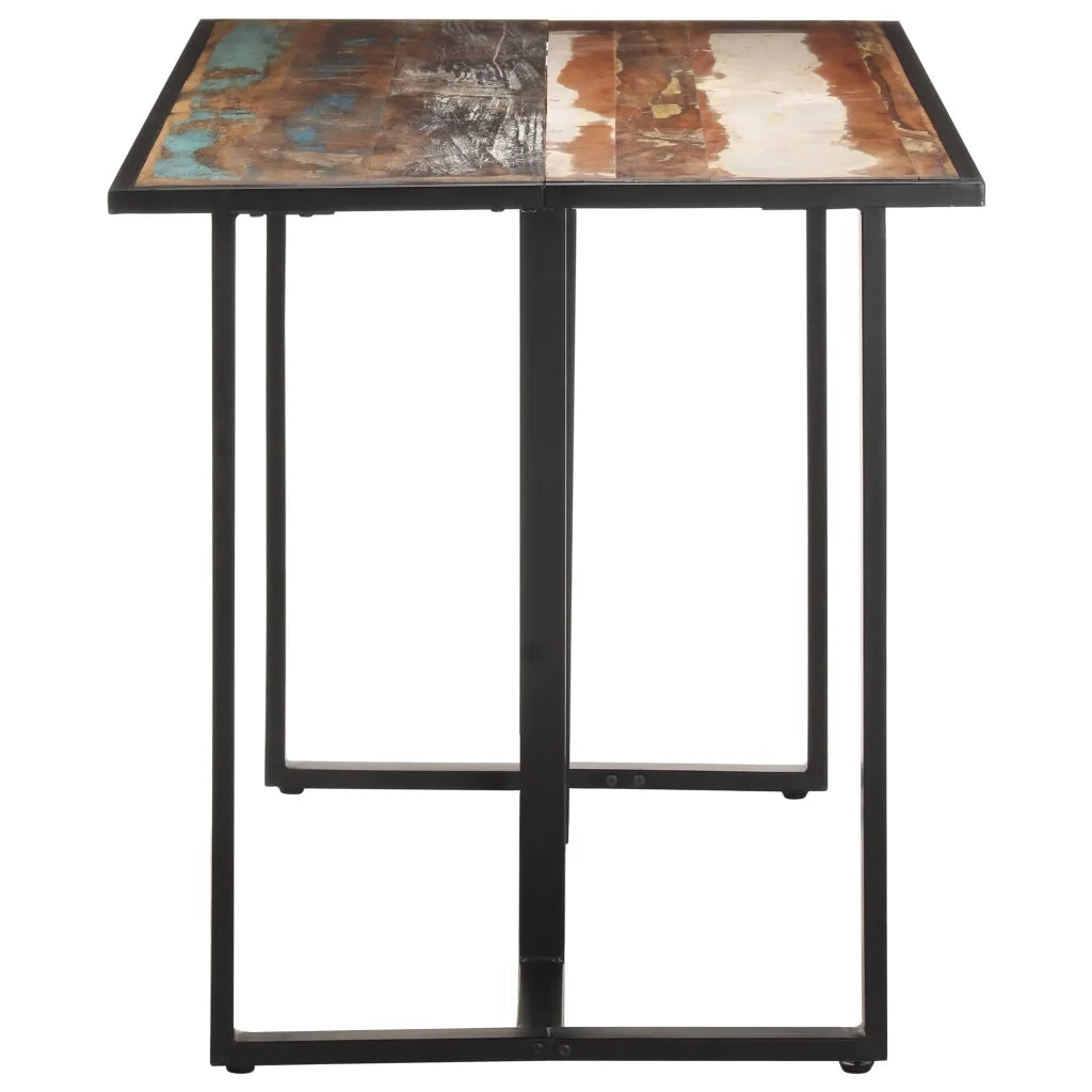Tavolo da Pranzo 140 cm in Legno Massello di Recupero 320692