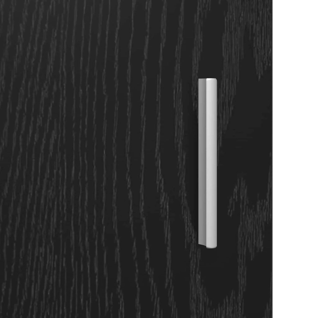 Credenza Rovere Nero 59 x 39 x 80 cm Legno multistrato
